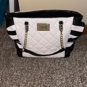 white betsey johnson purse!!